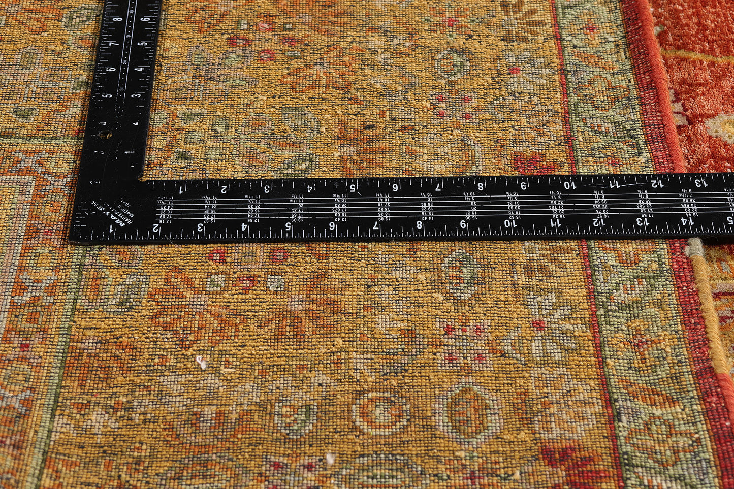 10 x 10 - Red Vintage Tabriz Rug - 79401