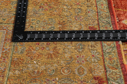 10 x 10 - Red Vintage Tabriz Rug - 79401