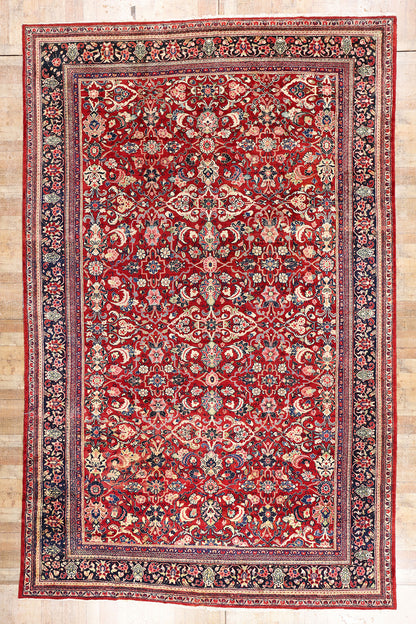 11 x 18 - Red Antique Mahal Rug - 79402