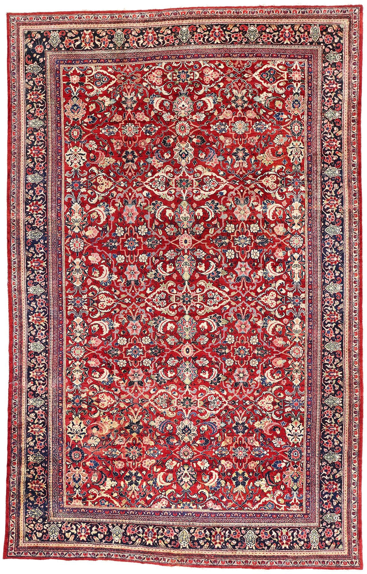 11 x 18 - Red Antique Mahal Rug - 79402