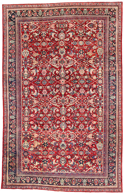 11 x 18 - Red Antique Mahal Rug - 79402