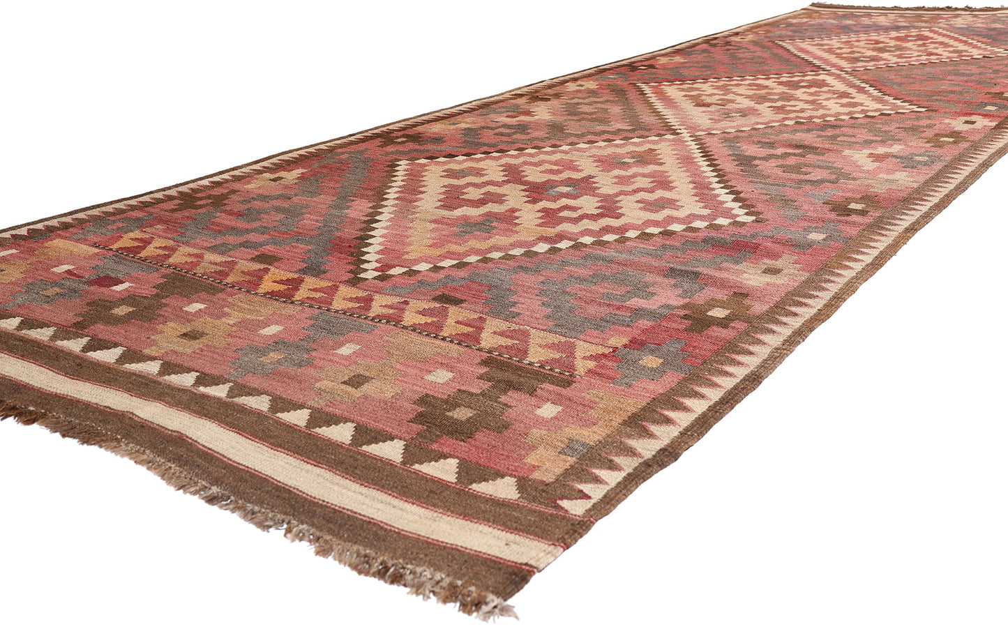 5 x 16 - Red Antique Kilim Rug - 79404