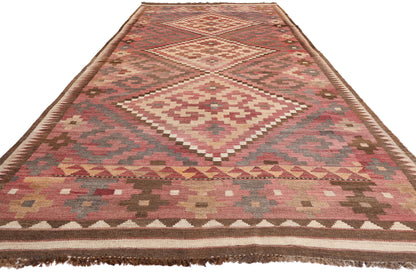 5 x 16 - Red Antique Kilim Rug - 79404