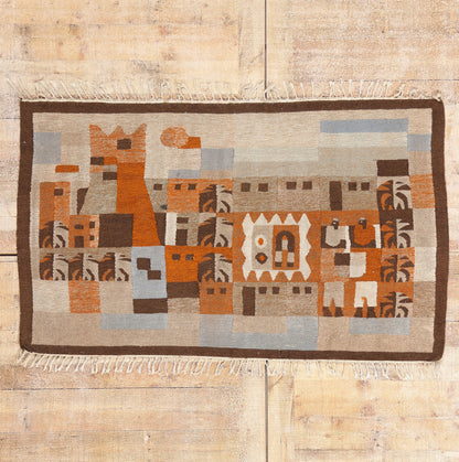 6 x 3 - Multicolor Antique Tapestry Rug - 79405