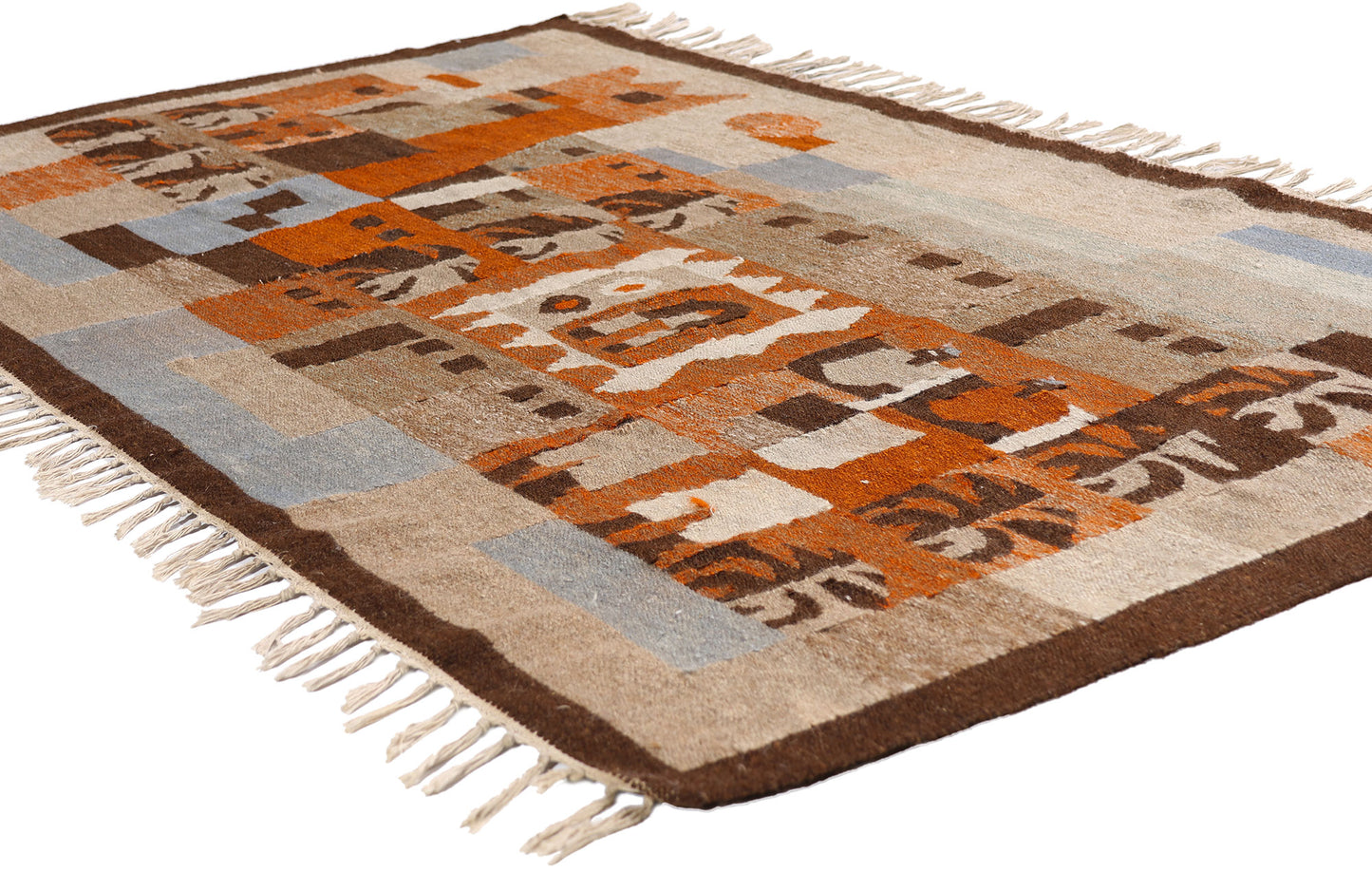 6 x 3 - Multicolor Antique Tapestry Rug - 79405
