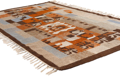 6 x 3 - Multicolor Antique Tapestry Rug - 79405