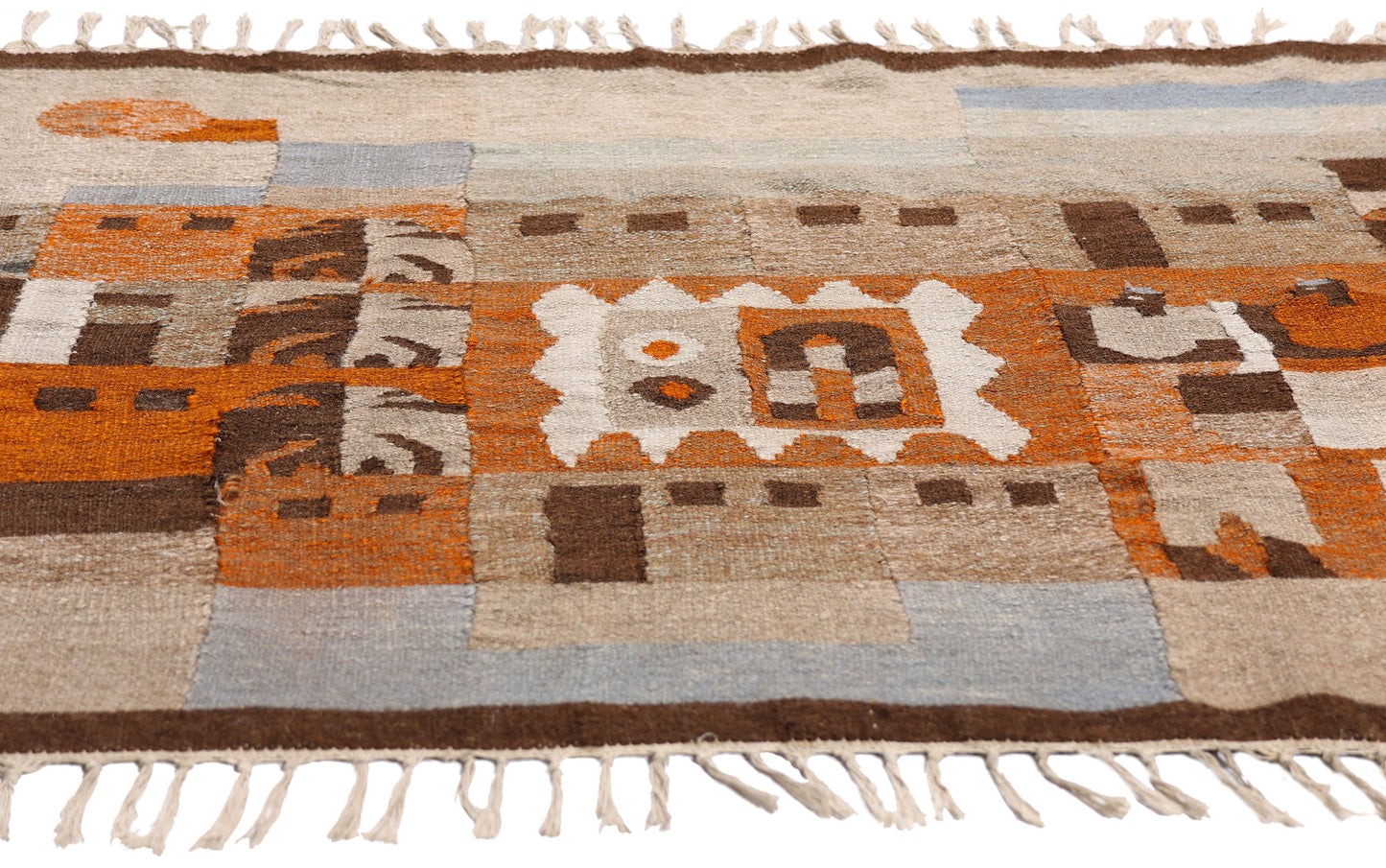 6 x 3 - Multicolor Antique Tapestry Rug - 79405