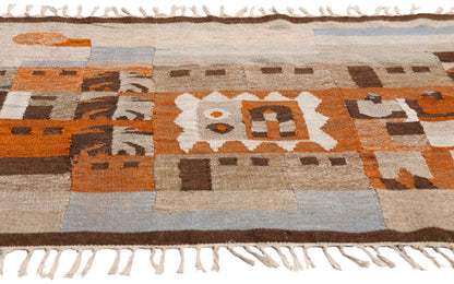 6 x 3 - Multicolor Antique Tapestry Rug - 79405