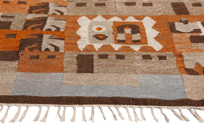 6 x 3 - Multicolor Antique Tapestry Rug - 79405