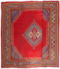 18 x 17 - Red Vintage Kilim Rug - 79406