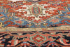 9 x 11 - Red Antique Heriz Rug - 79407
