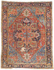9 x 11 - Red Antique Heriz Rug - 79407