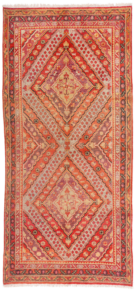 5 x 11 - Multicolor Antique Khotan Rug - 79408