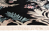 6 x 9 - Black Vintage Chinese Rug - 79409