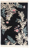 6 x 9 - Black Vintage Chinese Rug - 79409