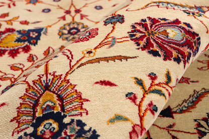 10 x 16 - Ivory Antique Kashan Rug - 79410