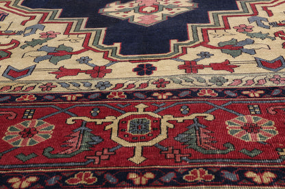 12 x 15 - Navy Blue Antique Serapi Rug - 79412