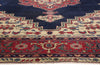 12 x 15 - Navy Blue Antique Serapi Rug - 79412