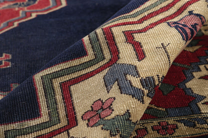 12 x 15 - Navy Blue Antique Serapi Rug - 79412