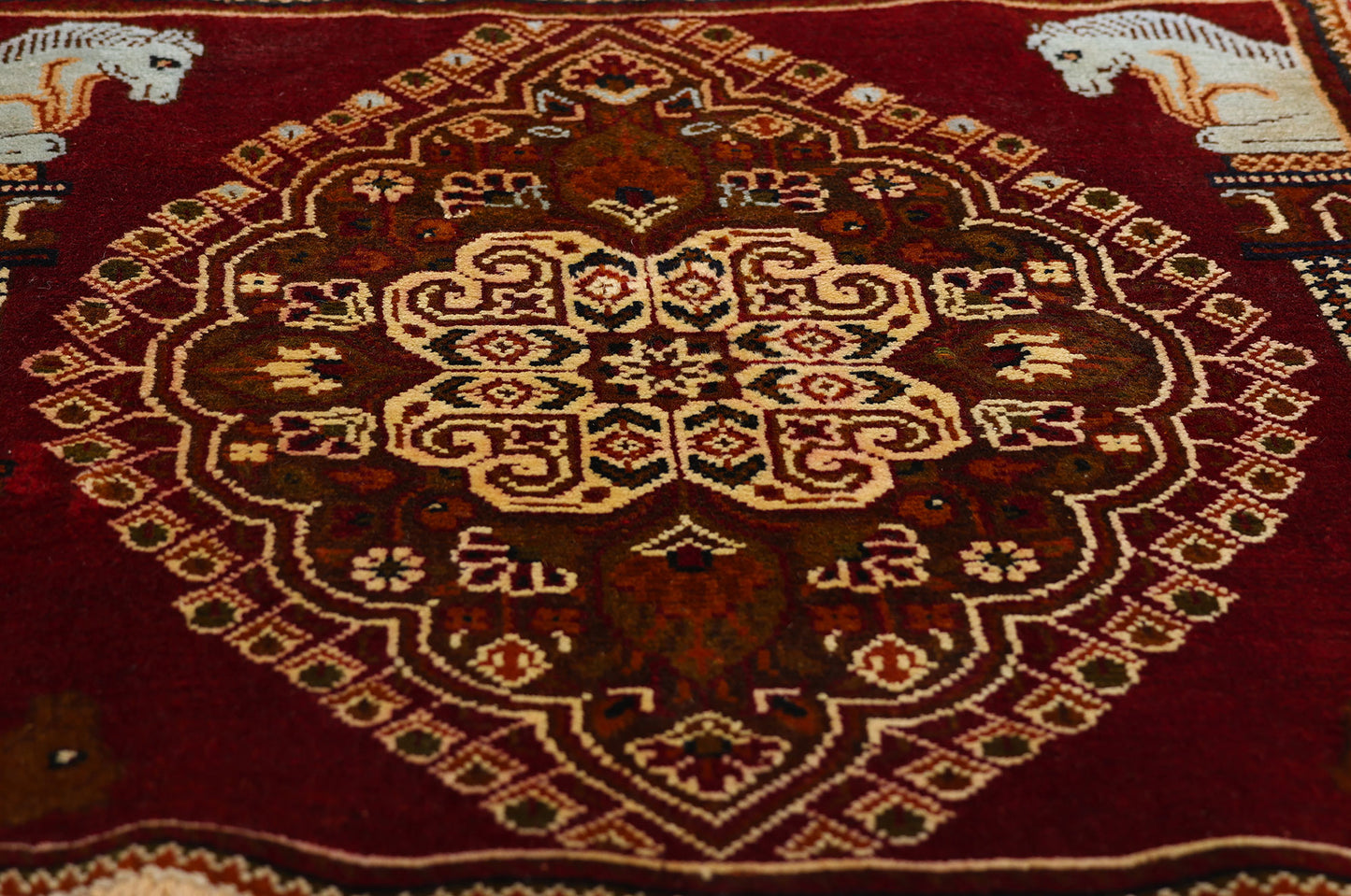 2 x 2 - Red Vintage Persian Shiraz Rug - 79414