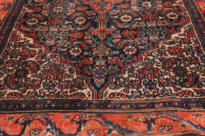 3 x 17 - Navy Blue Antique Bibikabad Rug - 79415