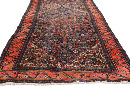 3 x 17 - Navy Blue Antique Bibikabad Rug - 79415