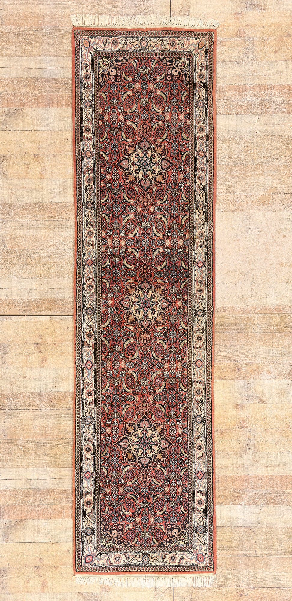 3 x 10 - Rust Vintage Bijar Rug - 79416