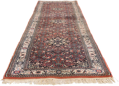 3 x 10 - Rust Vintage Bijar Rug - 79416