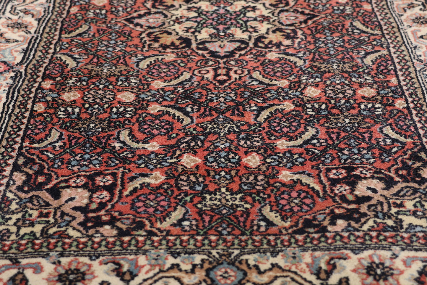 3 x 10 - Rust Vintage Bijar Rug - 79416