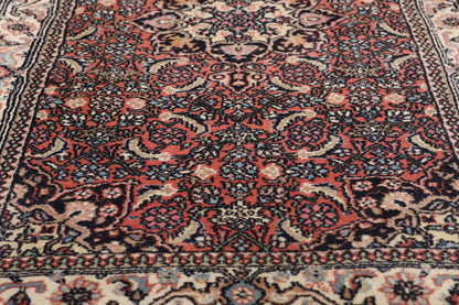 3 x 10 - Rust Vintage Bijar Rug - 79416