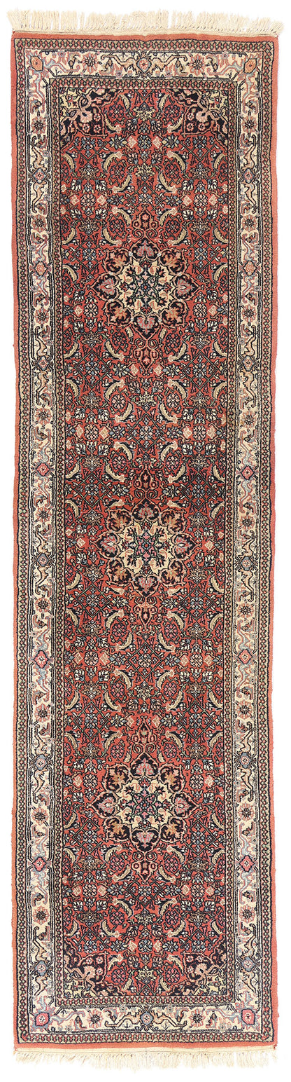 3 x 10 - Rust Vintage Bijar Rug - 79416