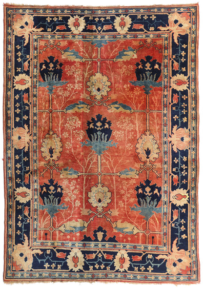 9 x 13 - Rust Vintage Oushak Rug - 79417