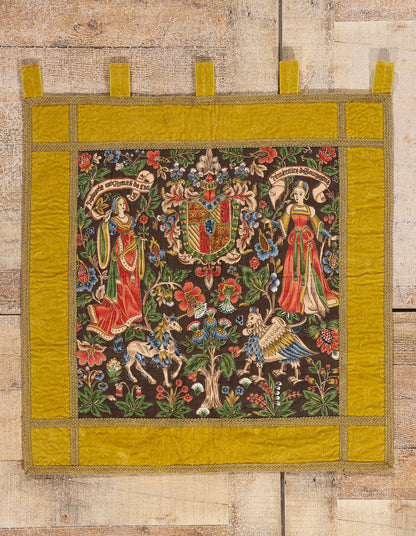 2 x 2 - Multicolor Antique French Tapestry - 79418