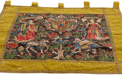 2 x 2 - Multicolor Antique French Tapestry - 79418