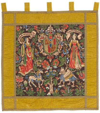 2 x 2 - Multicolor Antique French Tapestry - 79418