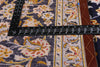 10 x 13 - Navy Blue Vintage Kashan Rug - 79419