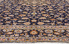 10 x 13 - Navy Blue Vintage Kashan Rug - 79419