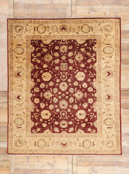 8 x 10 - Red Vintage Oushak Rug - 79420