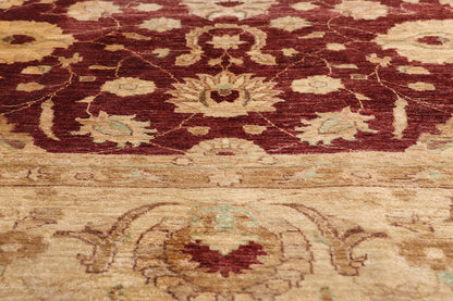 8 x 10 - Red Vintage Oushak Rug - 79420