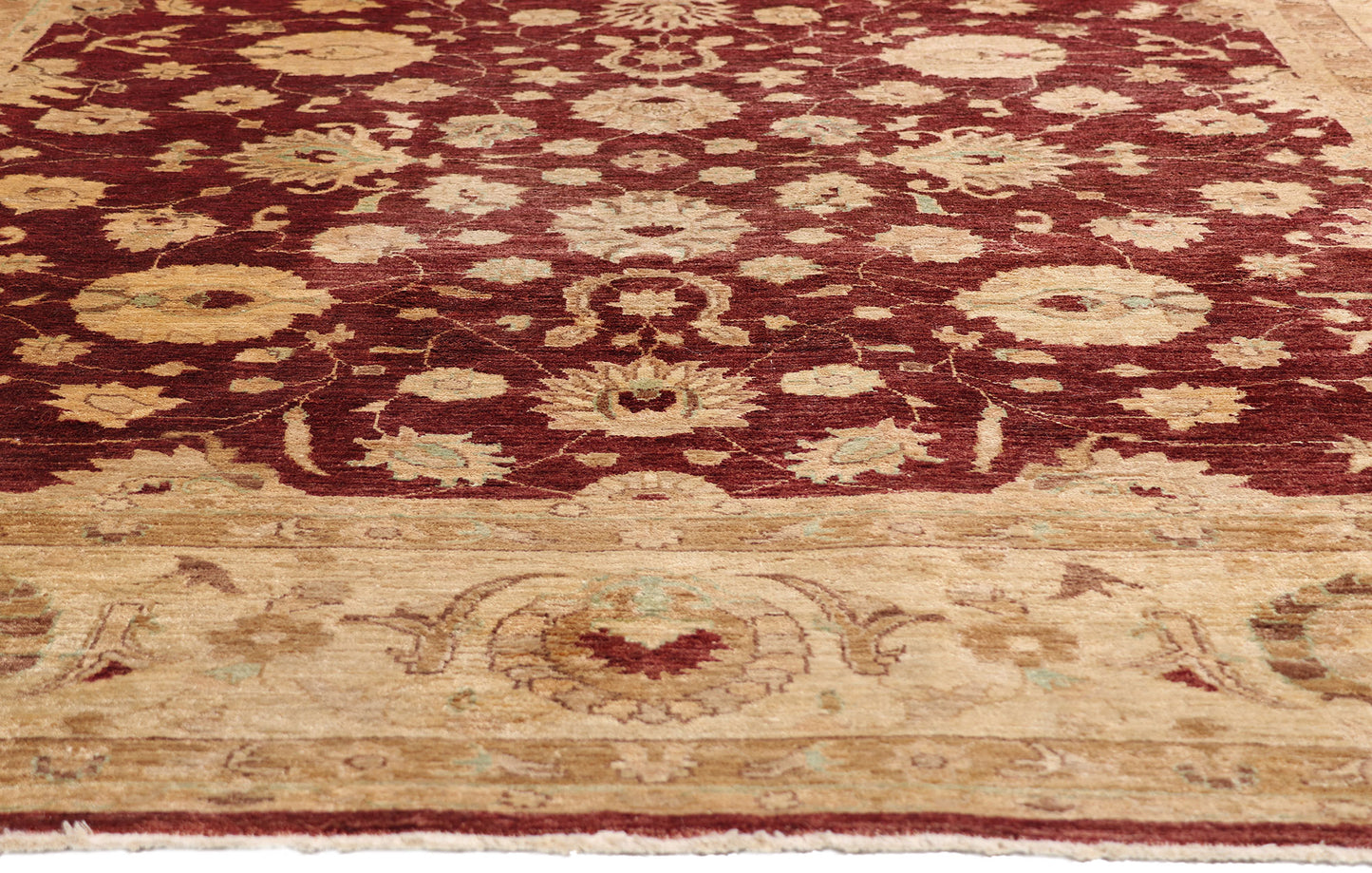 8 x 10 - Red Vintage Oushak Rug - 79420