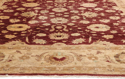 8 x 10 - Red Vintage Oushak Rug - 79420