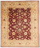 8 x 10 - Red Vintage Oushak Rug - 79420