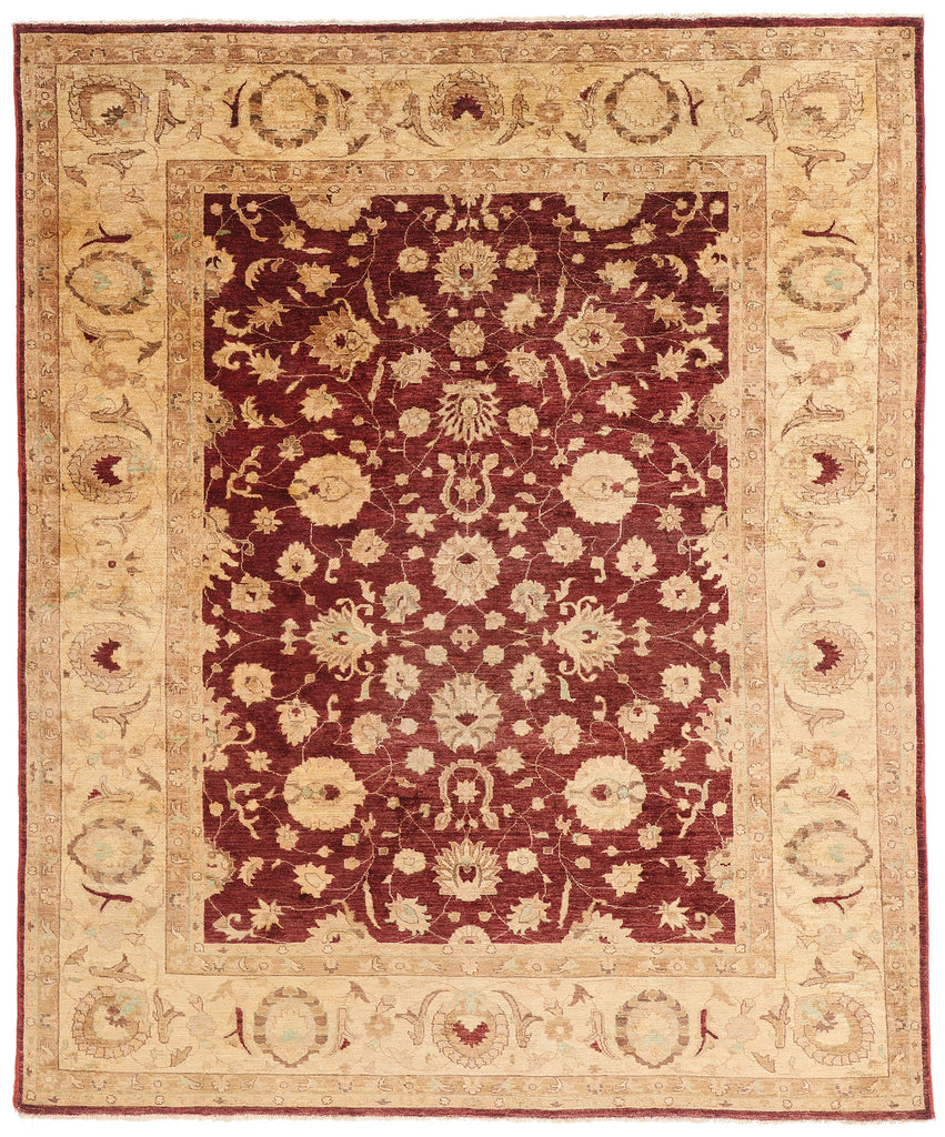 8 x 10 - Red Vintage Oushak Rug - 79420