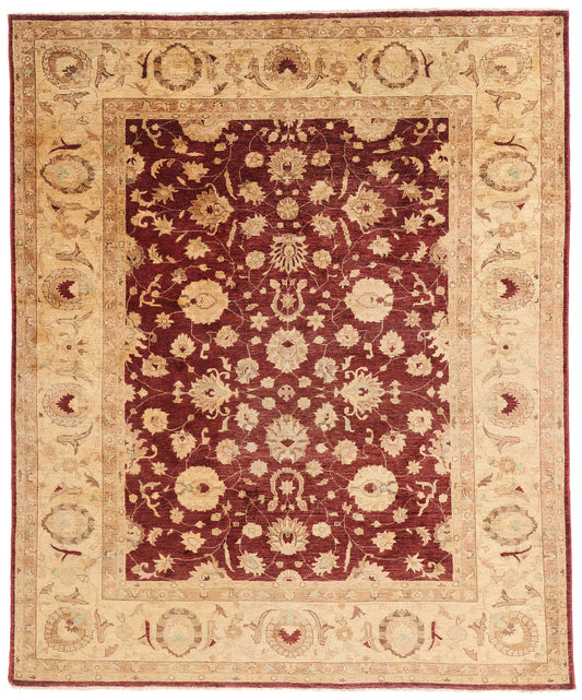 8 x 10 - Red Vintage Oushak Rug - 79420