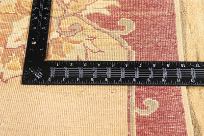 7 x 9 - Ivory Vintage Oushak Rug - 79421