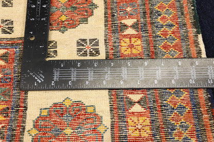 4 x 6 -  Navy Blue Antique Caucasian Kazak Rug - 79422