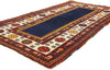 4 x 6 -  Navy Blue Antique Caucasian Kazak Rug - 79422
