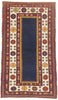 4 x 6 -  Navy Blue Antique Caucasian Kazak Rug - 79422