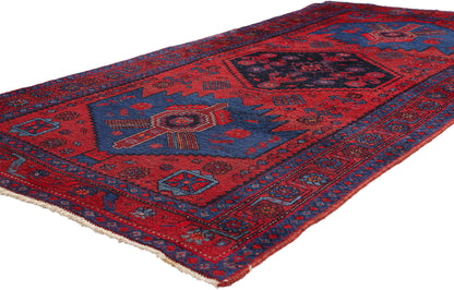 4 x 7 - Red Antique Bijar Rug - 79425