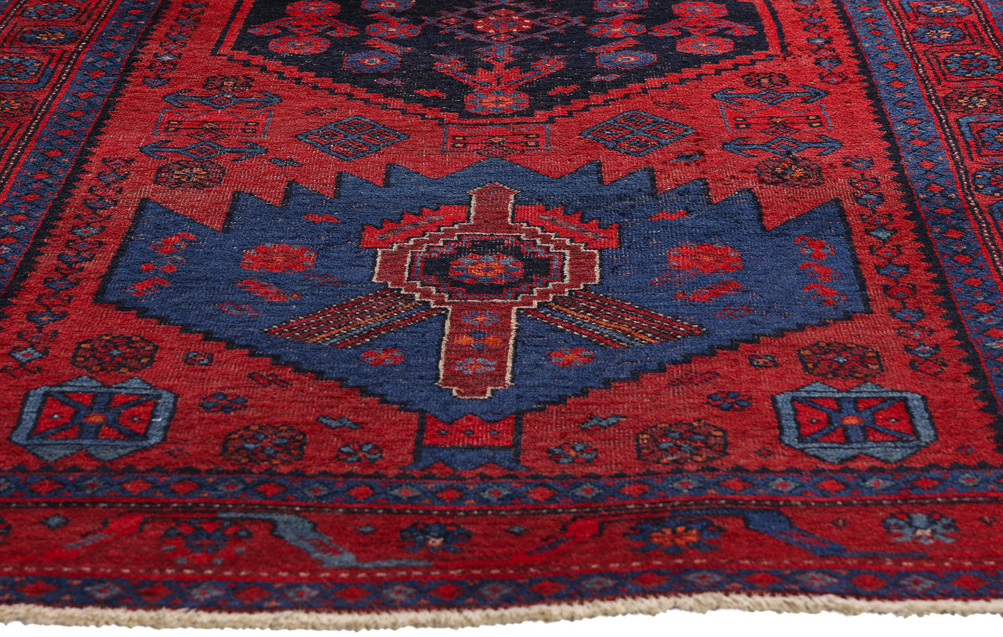 4 x 7 - Red Antique Bijar Rug - 79425